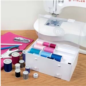 NEW in pkg Singer Thread Spool Double-sided Organizers, Stack it Horz. or Vert.